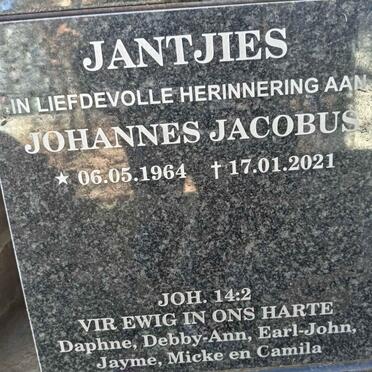 JANTJIES Johannes Jacobus 1964-2021