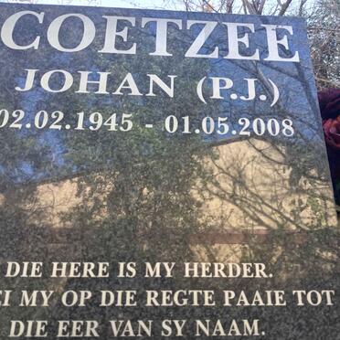 COETZEE P.J. 1945-2008