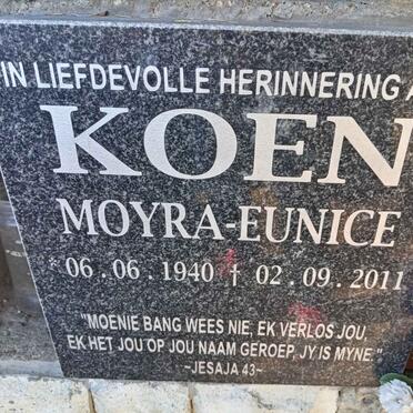 KOEN Moyra-Eunice 1940-2011