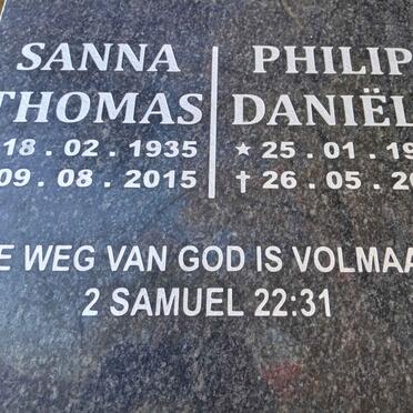 DANIELS Philip 1961-2009 :: THOMAS Sanna 1935-2015