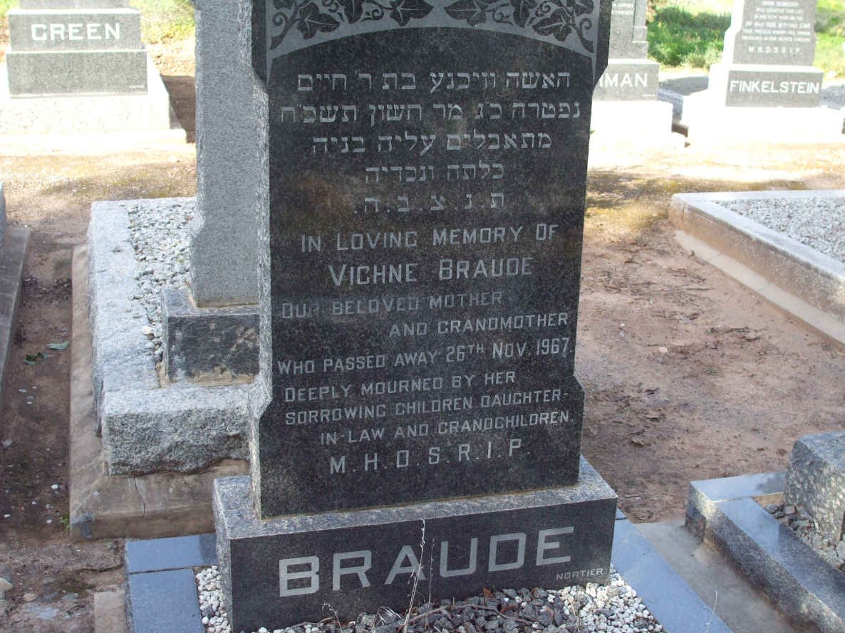 BRAUDE Vichne  -1967