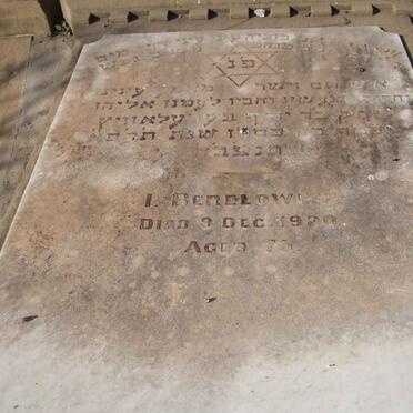 BERELOWITZ I.  -1920