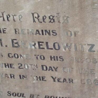 BERELOWITZ  J.H.   -5667