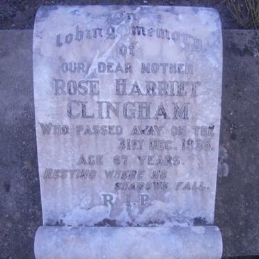 CLINGHAM Rose Harriet -1935