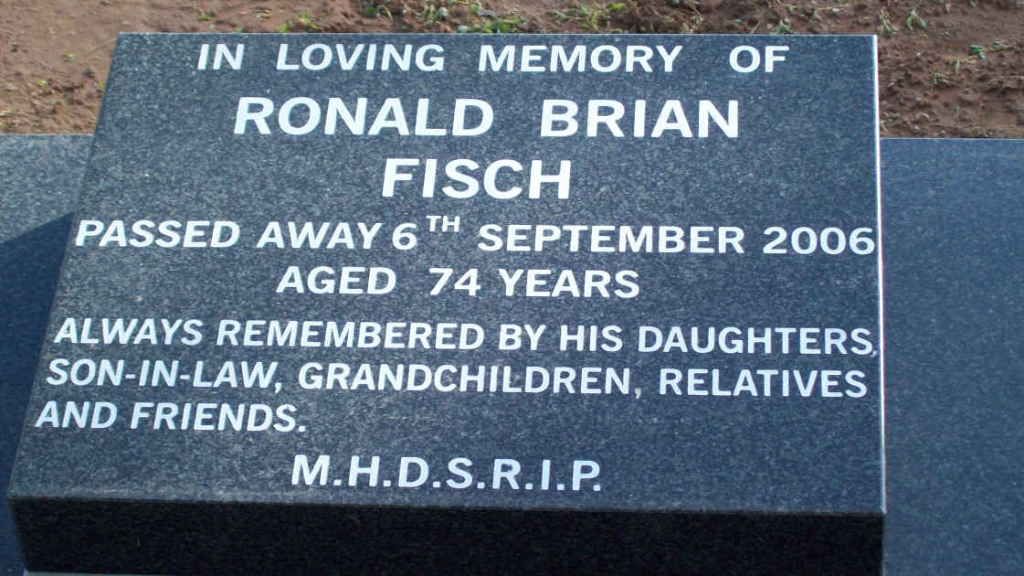 FISCH Ronald Brian -2006