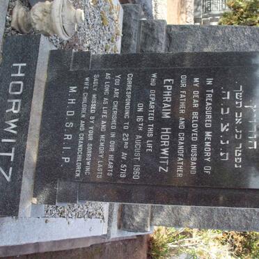 HORWITZ Ephraim  -1960
