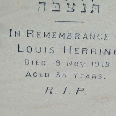 HERRING Louis  -1919 