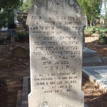 ISRAEL Annie Millie  -1923