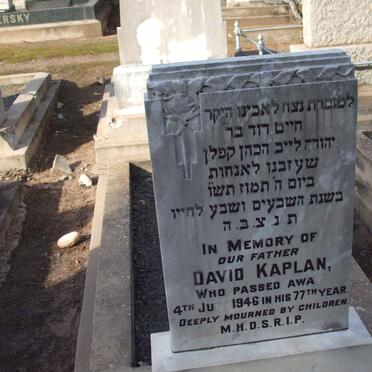 KAPLAN David  -1946
