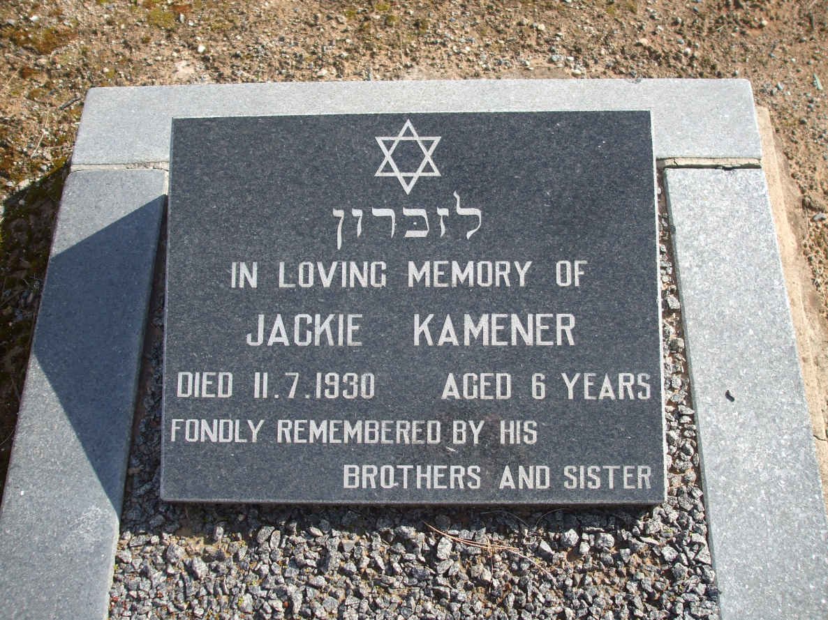 KAMENER Jackie -1930 