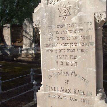 KAPLAN Fivel Max  -1931