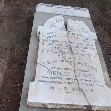 LEWIN Mendel  -1929