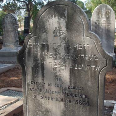 MENDELSON Joseph  -1904