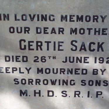 SACK Gertie  -1925