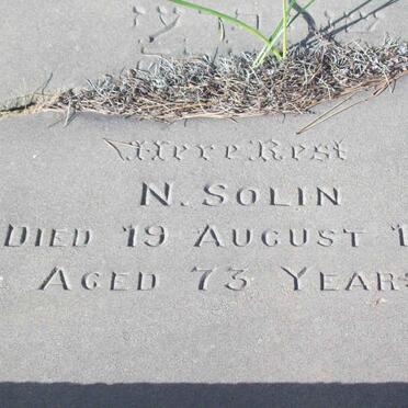 SOLIN N.  -1917 