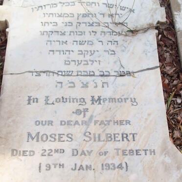 SILBERT Moses  -1934