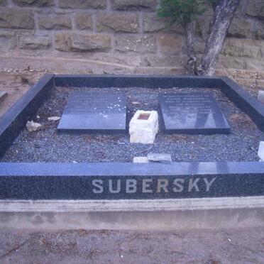 SUBERSKY Isaac -1965 &amp; Annie -1940