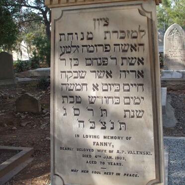 VALENSKI Fanny  -1903 