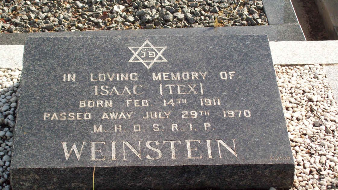 WEINSTEIN Isaac  1911-1970