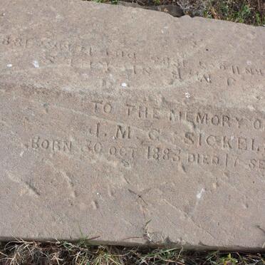 SICKELS J.M.G. 1883-1888 :: SICKLES J.M.B. 1886-1887