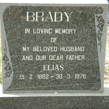 BRADY Elias 1882-1976