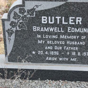 BUTLER Bramwell Edmund 1896-1977