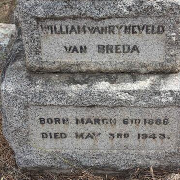 BREDA William van Ryneveld, van 1886-1943