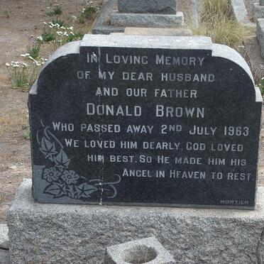 BROWN Donald  -1963