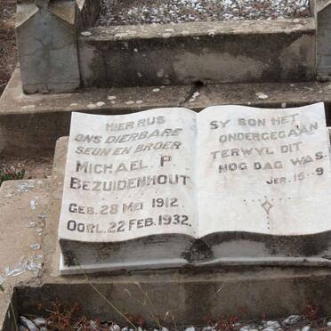 BEZUIDENHOUT Michael P. 1912-1932