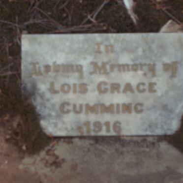 CUMMING Lois Grace -1916