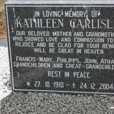 CARLISLE Kathleen 1910-2004