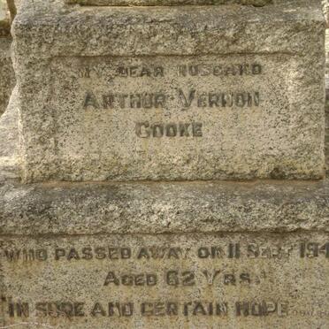 COOKE Arthur Vernon -1945