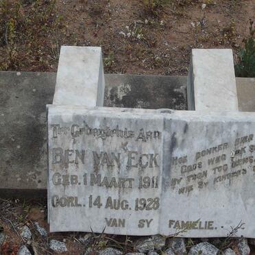 ECK Ben, van 1911-1928