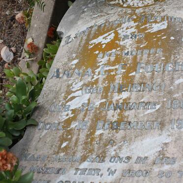 FOUCHEE Anna C F nee MEIRING 1880-1938