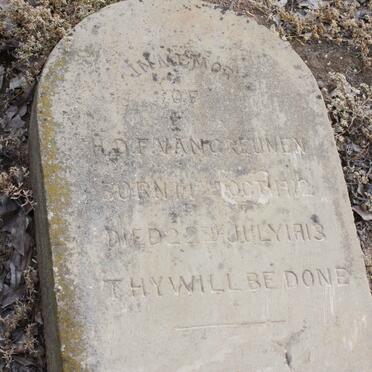 GREUNEN H.D.F., van 1912-1913