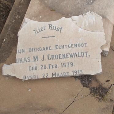 GROENEWALDT Lukas M.J. 1879-1913