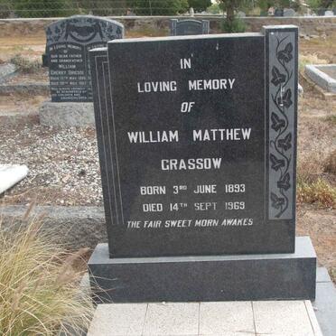 GRASSOW William Matthew 1893-1969