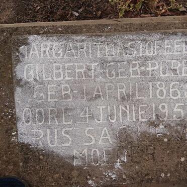 GILBERT Margaritha Stoffelina nee PUREN 1865-1951
