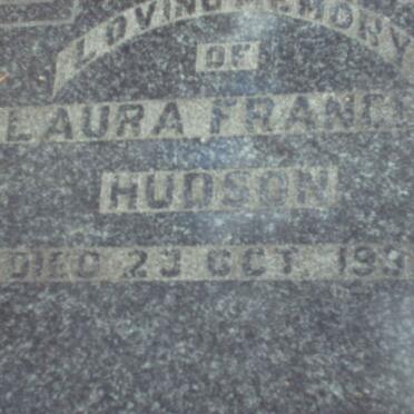 HUDSON Laura Frances -1937