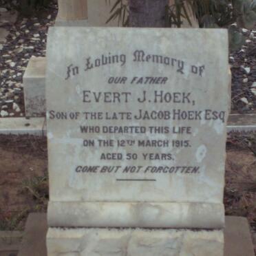 HOEK Evert J. -1915