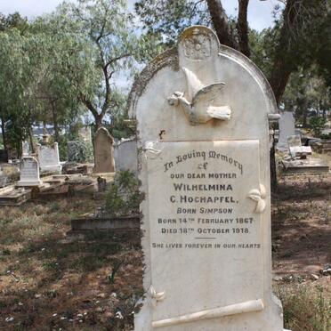 HOCHAPFEL Wilhelmina C nee SIMPSON 1867-1918