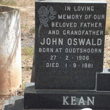 KEAN John Oswald 1906-1981