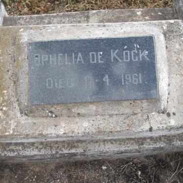 KOCK Ophelia, de -1961