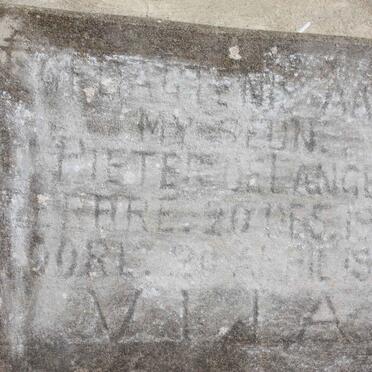 LANGE Pieter, de ????-????