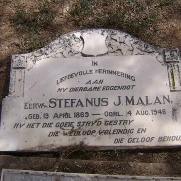 MALAN Stefanus J. 1869-1946