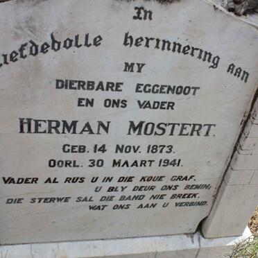 MOSTERT Herman 1873-1941
