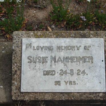 MANHEIMER Susie  -1924