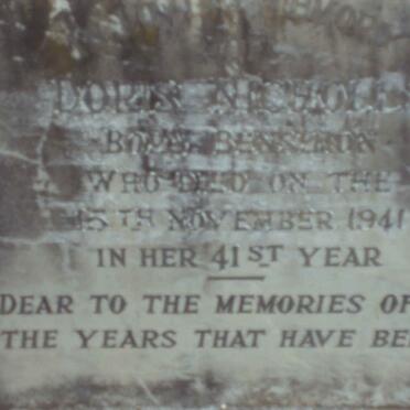 NICHOLIS Doris 1901-1941