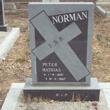 NORMAN Peter Mathias 1891-1967