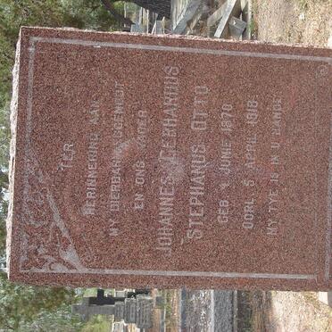 OTTO Johannes Gerhardus Stephanus 1870-1918